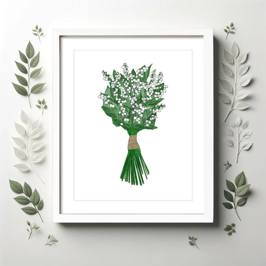 Printemps: Return to Happiness - Framed & Mounted Giclée Print