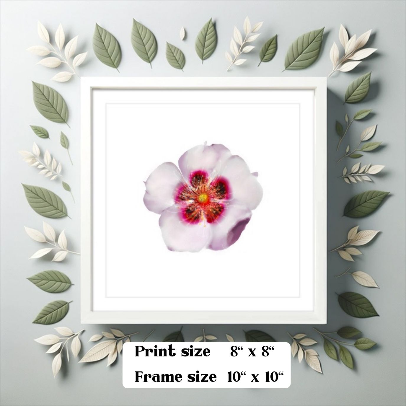 7th Heaven: Wild Rose - Framed & Mounted Giclée Print